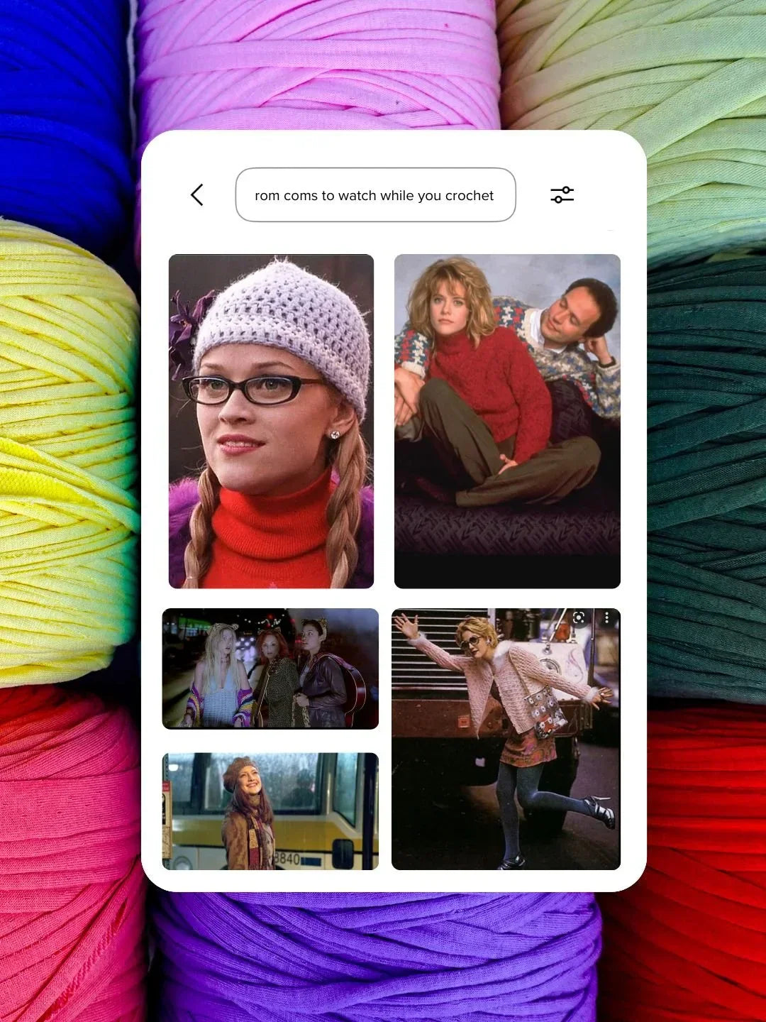 Top 10 Rom Coms to Watch While You Crochet. – LOOSENDS