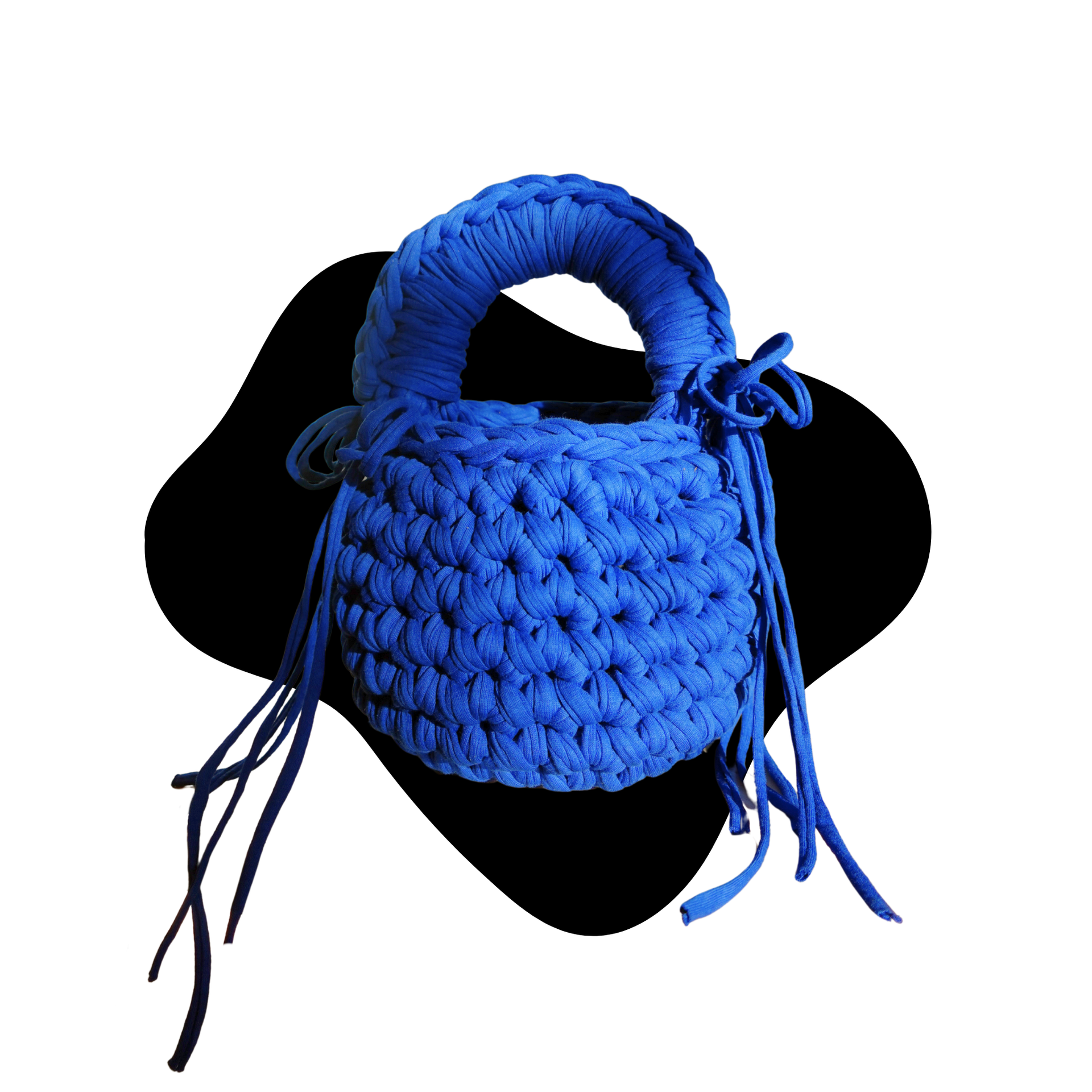 forbitches BOW BAG バッグ リボン型　ブルー The Official BOW Bag: Pattern by LOOSENDS