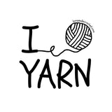 I LOVE YARN Sticker