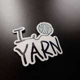 I LOVE YARN Sticker