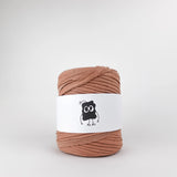 Butterscotch: Reclaimed T-Shirt Fabric Yarn