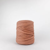 Butterscotch: Reclaimed T-Shirt Fabric Yarn