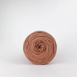 Butterscotch: Reclaimed T-Shirt Fabric Yarn