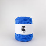 Deep Sky: Reclaimed T-Shirt Fabric Yarn