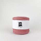 22. Amaranth: Reclaimed T-Shirt Fabric Yarn