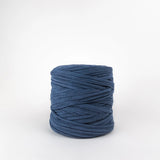 Got the Blues: Reclaimed T-Shirt Fabric Yarn