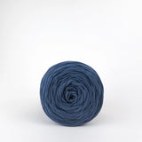 Got the Blues: Reclaimed T-Shirt Fabric Yarn