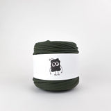 Olive : Fil fabriqué à partir de tissu de T-shirt recyclé