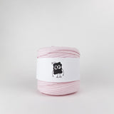 Baby Pink: Reclaimed T-Shirt Fabric Yarn