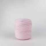 Baby Pink: Reclaimed T-Shirt Fabric Yarn