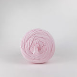 Baby Pink: Reclaimed T-Shirt Fabric Yarn