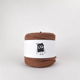 Salted Caramel: Reclaimed T-Shirt Fabric Yarn