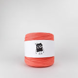 71. Coral: Reclaimed T-Shirt Fabric Yarn