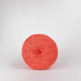 71. Coral: Reclaimed T-Shirt Fabric Yarn
