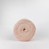 Almond: Reclaimed T-Shirt Fabric Yarn