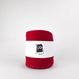 Cherry: Reclaimed T-Shirt Fabric Yarn
