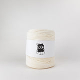 Eggshell: Reclaimed T-Shirt Fabric Yarn