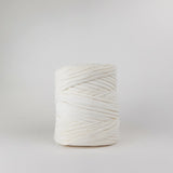 Eggshell: Reclaimed T-Shirt Fabric Yarn