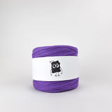 Lilac: Reclaimed T-Shirt Fabric Yarn