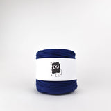 114. Darkwash: Reclaimed T-Shirt Fabric Yarn