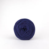 Navy: Reclaimed T-Shirt Fabric Yarn