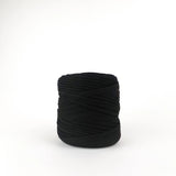 Black: Reclaimed T-Shirt Fabric Yarn