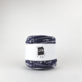 Smoke Stamps: Reclaimed T-Shirt Fabric Yarn