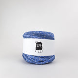 Blue Days: Reclaimed T-Shirt Fabric Yarn