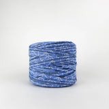 Blue Days: Reclaimed T-Shirt Fabric Yarn