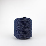 Nautical: Reclaimed T-Shirt Fabric Yarn