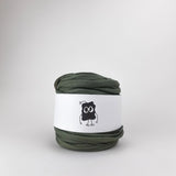Chives: Reclaimed T-Shirt Fabric Yarn