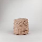 Peach: Reclaimed T-Shirt Fabric Yarn