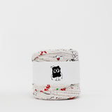 Strawberry Love: Reclaimed T-Shirt Fabric Yarn