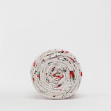 Strawberry Love: Reclaimed T-Shirt Fabric Yarn