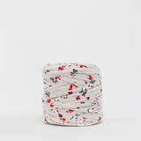 Strawberry Love: Reclaimed T-Shirt Fabric Yarn