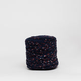 Dark Wedding: Reclaimed T-Shirt Fabric Yarn