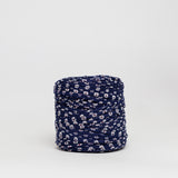 Daisy Blue: Reclaimed T-Shirt Fabric Yarn