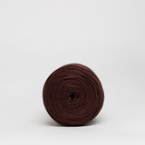 Brunette: Reclaimed T-Shirt Fabric Yarn