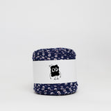 Daisy Blue: Reclaimed T-Shirt Fabric Yarn