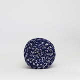 Daisy Blue: Reclaimed T-Shirt Fabric Yarn