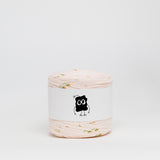 Peaches and Cream: Reclaimed T-Shirt Fabric Yarn