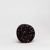 Polka Black: Reclaimed T-Shirt Fabric Yarn