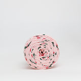 Pink Cherry: Reclaimed T-Shirt Fabric Yarn