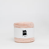 Just Peachy: Reclaimed T-Shirt Fabric Yarn