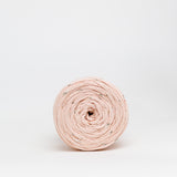 Just Peachy: Reclaimed T-Shirt Fabric Yarn