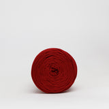 Cherry: Reclaimed T-Shirt Fabric Yarn