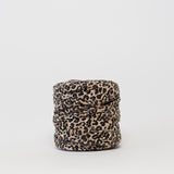 Cheetah Girl: Reclaimed T-Shirt Fabric Yarn