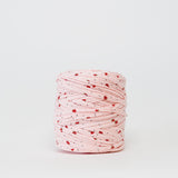 Berry Season: Reclaimed T-Shirt Fabric Yarn