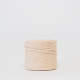Bisque: Reclaimed T-Shirt Fabric Yarn