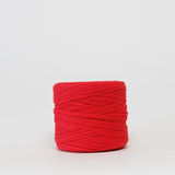 Strawberry: Reclaimed T-Shirt Fabric Yarn